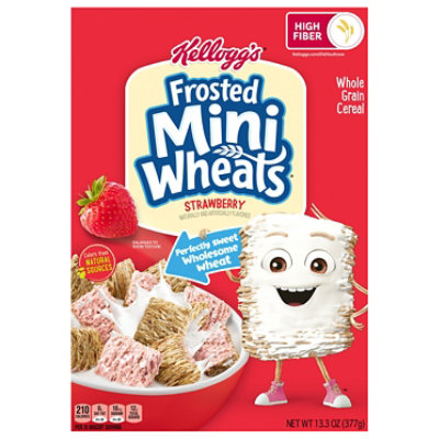 Kellogg's Mini-wheats Cereal Frosted Strawberry - 13.3 Oz - Image 3