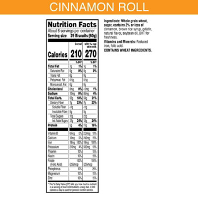 Kelloggs Mini Wheats Cereal Cinnamon Roll - 13.3 Oz - Image 4