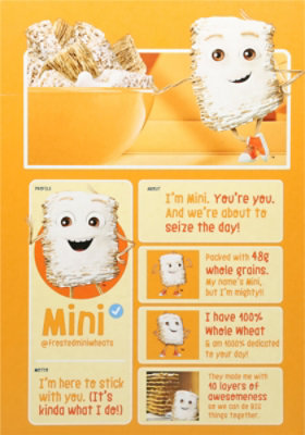 Kellogg's Frosted Mini-Wheats Original High Fiber Breakfast Cereal - 16 Oz - Image 7