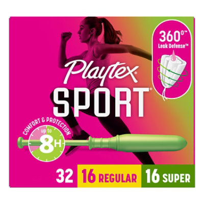 Playtex Sport Multi Pack Reg/sup - 32 Count - Image 1