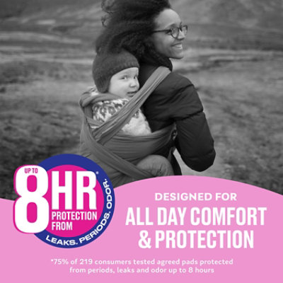 Carefree Ultra Thin Super Long With Wings - 28 Count - Image 2