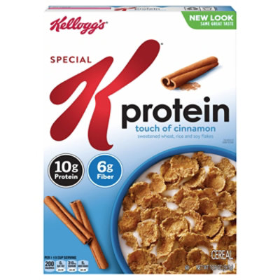 Kellogg's Special K Protein Touch of Cinnamon 10g and 6g Fiber Breakfast Cereal - 12.9 Oz - Image 4