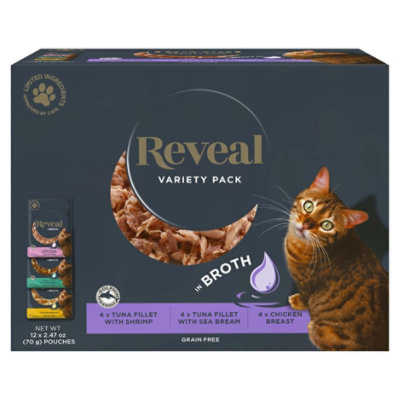 Reveal Cat Can Gravy Variety Pack 12 Count - 2.4 Oz - Image 3