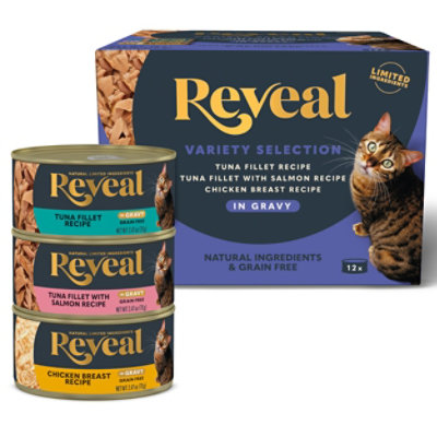 Reveal Cat Can Gravy Variety Pack 12 Count - 2.4 Oz - Image 2