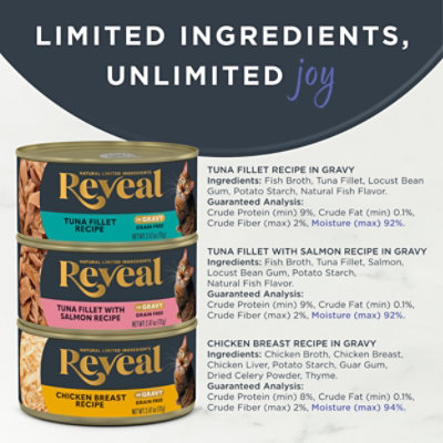 Reveal Cat Can Gravy Variety Pack 12 Count - 2.4 Oz - Image 4