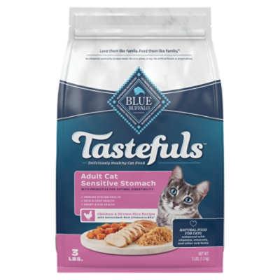 Blue Buffalo Tastefuls Natural Dry Food for Adult Cats Chicken & Brown Rice Recipe - 3 Lb - Image 3