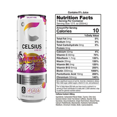 Celsius Galaxy Vibe - 12 Fl. Oz. - Image 3