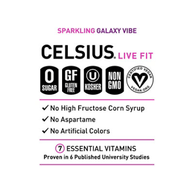 Celsius Galaxy Vibe - 12 Fl. Oz. - Image 4