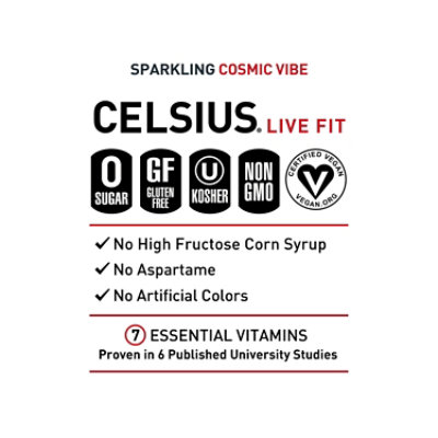 Celsius Cosmic Vibe - 12 Fl. Oz. - Image 4