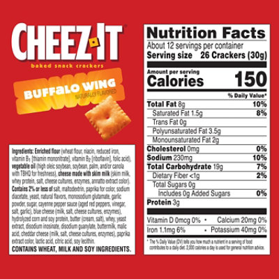 Cheez It Buffalo Wings - 12.4 Oz - Image 3