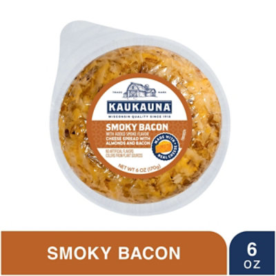 Kaukauna Smoky Bacon Spread With Almonds And Bacon Cheese - 6 Oz - Image 1