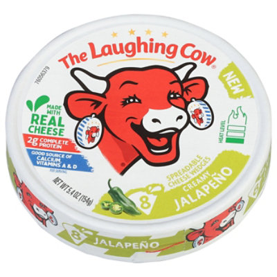 The Laughing Cow Creamy Jalapeno Spreadable Cheese Wedges - 5.4 Oz - Image 2