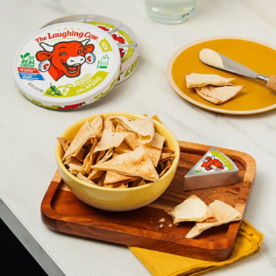 The Laughing Cow Creamy Jalapeno Spreadable Cheese Wedges - 5.4 Oz - Image 6