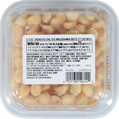 Signature Select Roasted Salted Macadamia Nuts - 4.5 Oz - Image 6