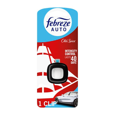 Febreze Auto Air Freshener Old Spice - 0.07 Fl. Oz. - Image 2