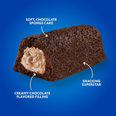 Hostess Twinkies Chocolate Lovers Snack Cakes Chocolate Sponge Cake with Chocolate Flavored Filling - 10 - 13.58 Oz - Image 3