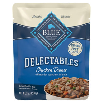 Blue Buffalo Delectables Natural Wet Dog Food Chicken Pch - 3 Oz - Image 3