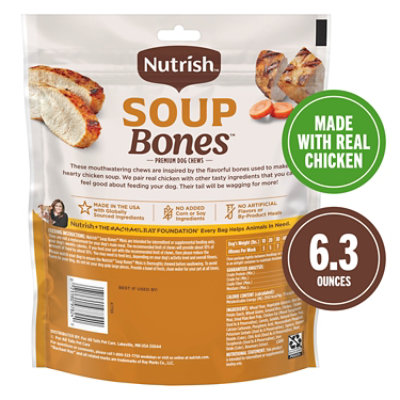 Rachael Ray Nutrish Soup Bones Minis Chicken And Veggie Flavor Dog Treat - 6.3 Oz - Image 2