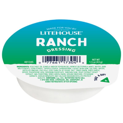 Litehouse Ranch Dressing - 1.5 Fl. Oz. - Image 3