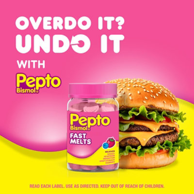 Pepto-bismol Instacool Regular Strength Multi-symptom Stomach Fast Melt Mint - 24 Count - Image 8