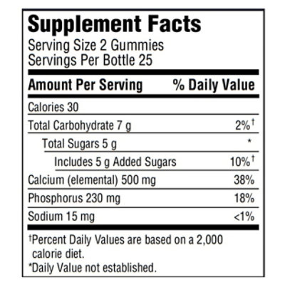 Tums  Assorted Fruit Gummy Bites - 50 Count - Image 3