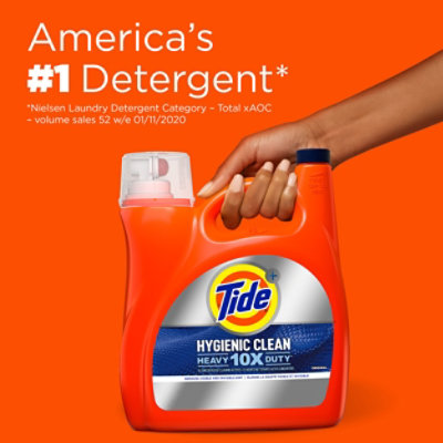 Tide Heavy Duty Liquid Detergent Hygienic Clean Original - 63 Fl. Oz. - Image 3