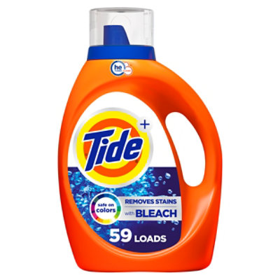 Tide He Plus Bleach Alternative Liquid Detergent Original - 84 Fl. Oz. - Image 1