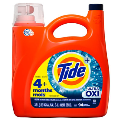 Tide He Liquid Detergent Ultra Oxi, Original - 132 Fl. Oz. - Image 2