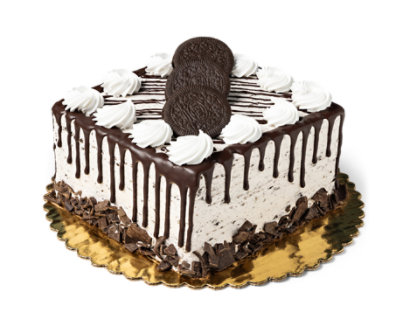 Chocolate Cookie N Cream Cake Square 2 Layer - Each - Image 1