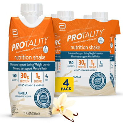 Ensure Protality Vanilla 4 Pack - 11 Fl. Oz. - vons