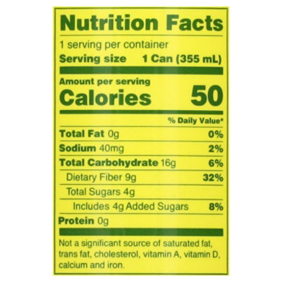 OLIPOP Banana Cream Prebiotic Soda Can - 12 Fl. Oz. - Image 4