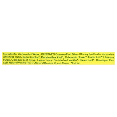 OLIPOP Banana Cream Prebiotic Soda Can - 12 Fl. Oz. - Image 5