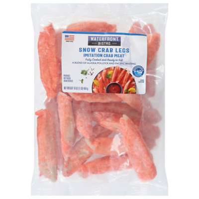 Waterfront Bistro Imitation Snow Crab Legs 16 Oz vons