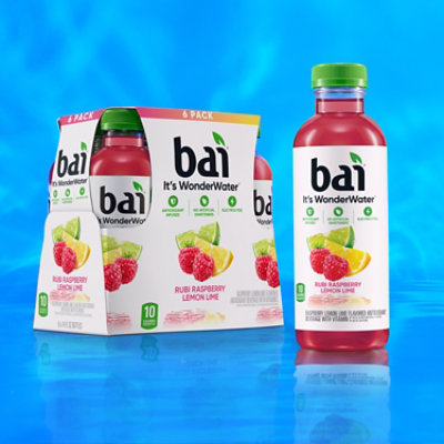 Bai Raspberry Lemon Lime 6 Pack - 14 Fl. Oz. - Image 5