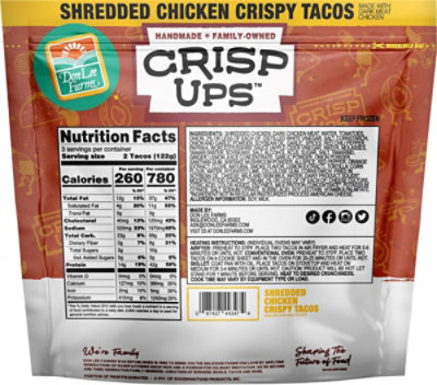 Don Lee Farms Shredded Chicken Crispy Tacos - 12.96 Oz - Image 6