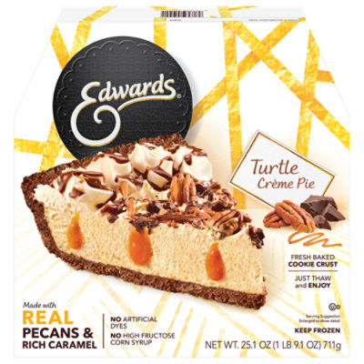 Edwards Premium Frozen Desserts Turtle Pie - 25.1 Oz - Image 1