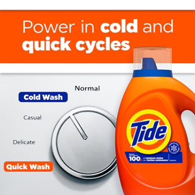 Tide He Liquid Detergent Original - 132 Fl. Oz. - Image 8