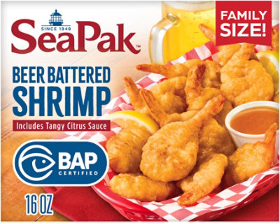 Seapak Beer Battered Shrimp - 16 Oz - Image 2