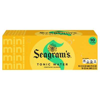 Seagrams Tonic Water 10 Count - 7.5 Fl. Oz. - Image 3