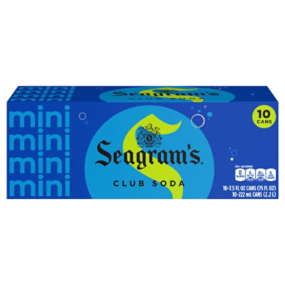 Seagrams Club Soda 10 Count - 7.5 Fl. Oz. - Image 3