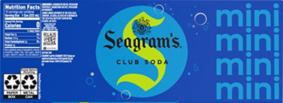 Seagrams Club Soda 10 Count - 7.5 Fl. Oz. - Image 4