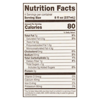 New Barn Organic Unsweetened Vanilla Almond Milk - 32 Fl. Oz. - Image 4