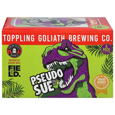 Toppling Goliath Pseudo Sue Pale Ale In Cans - 6-12 Fl. Oz. - Image 1