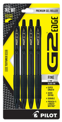 Pilot G2 Premium Roller Pen Black - 4 Count - Image 1