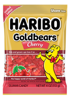 Haribo Goldbears Cherry - 4 Oz - Image 1