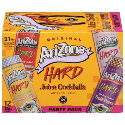 Arizona Hard Juice Variety In Cans - 12-12 Fl. Oz. - Image 2