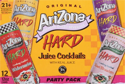 Arizona Hard Juice Variety In Cans - 12-12 Fl. Oz. - Image 3