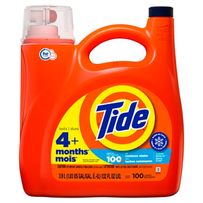 Tide He Liquid Detergent Clean Breeze - 132 Fl. Oz. - Image 1