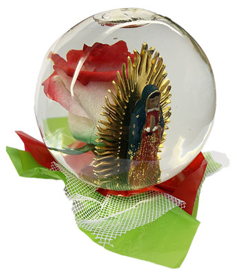 Dia De Las Madres Rose Globe - Each - Image 1