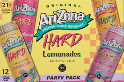 Arizona Hard Lemonade Variety In Cans - 12-12 Fl. Oz. - Image 3